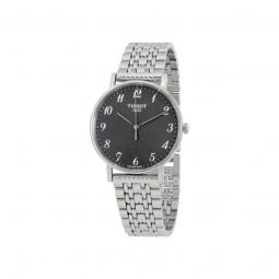 Unisex T-Classic Everytime Stainless Steel Rhodium Dial