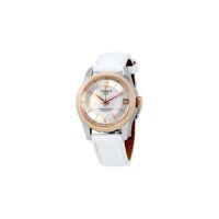 Women's T-Classic Ballade White Leather Mother of Pearl Dial