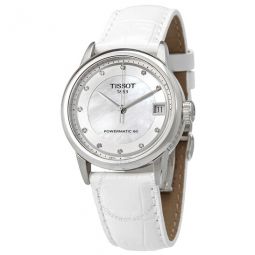 T-Classic Luxury Powermatic 80 Mother of Pearl Dial Diamond Ladies Watch T0862071611600