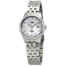 Le Locle Mother of Pearl Diamond Dial Automatic Ladies Watch