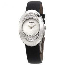 T-Trend Mother Of Pearl Multi-colored Precious Stones Ladies Watch