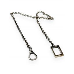Cable Wallet Chain - Silver