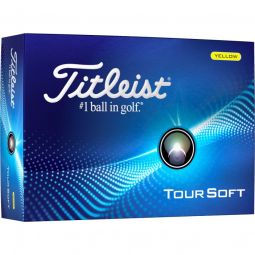 Titleist Tour Soft Golf Balls 2024 - Yellow