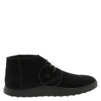 Mens Black Suede Desert Boots With Box Rubber Sole, Brand Size 5 ( US Size 6 )
