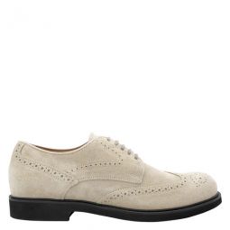 Mens Wing-Tip Perforations Leather Lace-Up Derby Shoes, Brand Size 9 ( US Size 10 )