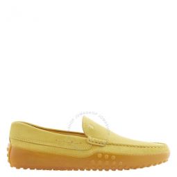 Mens Yellow Suede Gommino Loafers, Brand Size 6 ( US Size 7 )