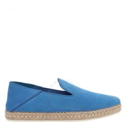 Mens Bluette Light Suede Slip-On Espadrilles, Brand Size 8 ( US Size 9 )