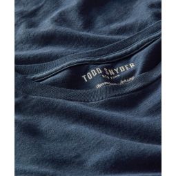 Made In L.A. Premium Jersey Longsleeve T-Shirt in Navy
