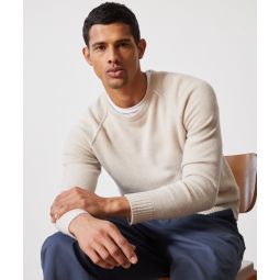 Nomad Cashmere Crewneck in Bisque