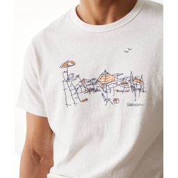 Rob Wilson Beach Tee in Ivory