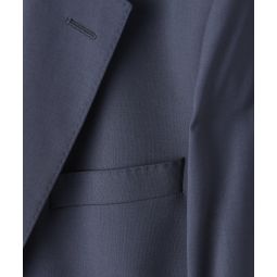 Italian Tropical Wool Sutton Suit Jacket in Navy