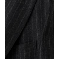 Charcoal Pinstripe Double-Breasted Sutton Jacket