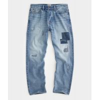 Relaxed Selvedge in Darned Patch Wash