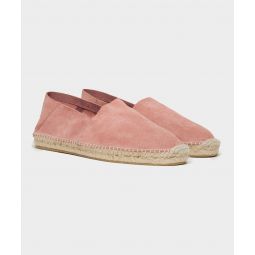 Suede Espadrille in Copper Clay