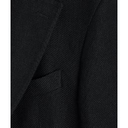 Italian Linen Sport Coat in Black