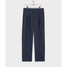 Italian Tropical Wool Wythe Trouser in Navy