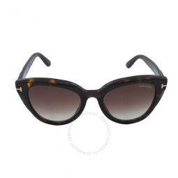 Tori Brown Gradient Cat Eye Ladies Sunglasses