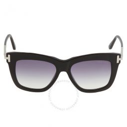 Dasha Smoke Gradient Butterfly Ladies Sunglasses