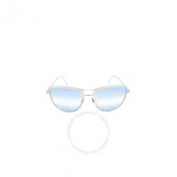 Tina Blue Grey Gradient Butterfly Ladies Sunglasses