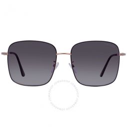 Grey gradient Square Unisex Sunglasses