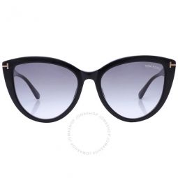 Isabella Smoke Gradient Cat Eye Ladies Sunglasses
