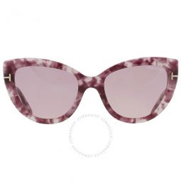 Anya Violet Cat Eye Ladies Sunglasses