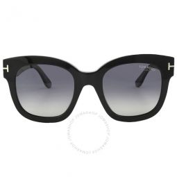 Beatrix Polarized Smoke Butterfly Ladies Sunglasses