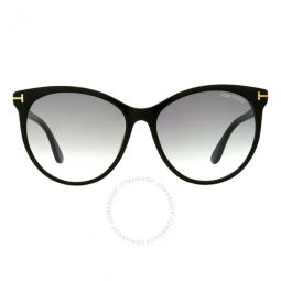Maxim Gradient Smoke Cat Eye Ladies Sunglasses