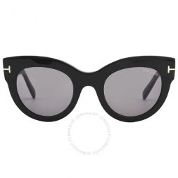 Lucilla Smoke Mirror Cat Eye Ladies Sunglasses