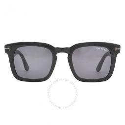 Dax Smoke Square Mens Sunglasses