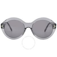 Seraphina Smoke Mirror Round Ladies Sunglasses