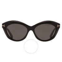 Toni Polarized Smoke Cat Eye Ladies Sunglasses