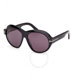 Inger Smoke Oval Ladies Sunglasses