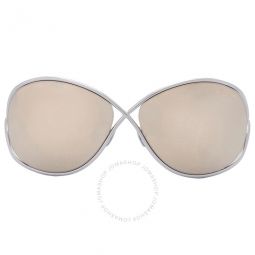 Nicoletta Special Edition Gold Mirror Butterfly Ladies Sunglasses
