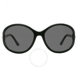 Melody Smoke Oval Ladies Sunglasses