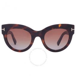 Lucilla Red Butterfly Ladies Sunglasses