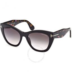 Cara Smoke Gradient Cat Eye Ladies Sunglasses