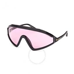 Lorna Violet Shield Ladies Sunglasses