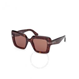 Esme Brown Square Ladies Sunglasses