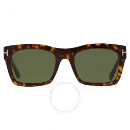 Nico Green Square Mens Sunglasses
