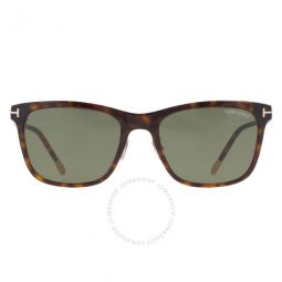 Green Rectangular Mens Sunglasses