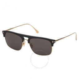 Lee Smoke Browline Mens Sunglasses