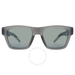 Grey Green Square Mens Sunglasses