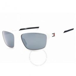 Silver Wrap Mens Sunglasses