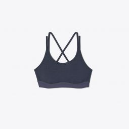 COMPRESSION MEELANGE CROSS-BACK BRA