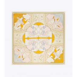 AERONAUTS DOUBLE-SIDED SILK SQUARE