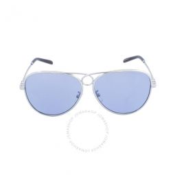 Blue Aviator Ladies Sunglasses