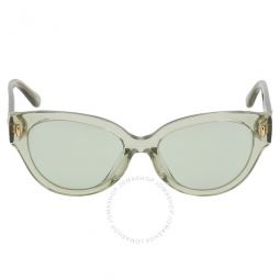 Mint Green Cat Eye Ladies Sunglasses