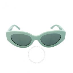 Solid Green Cat Eye Ladies Sunglasses