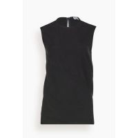 Twisted Sleeveless Top in Black
